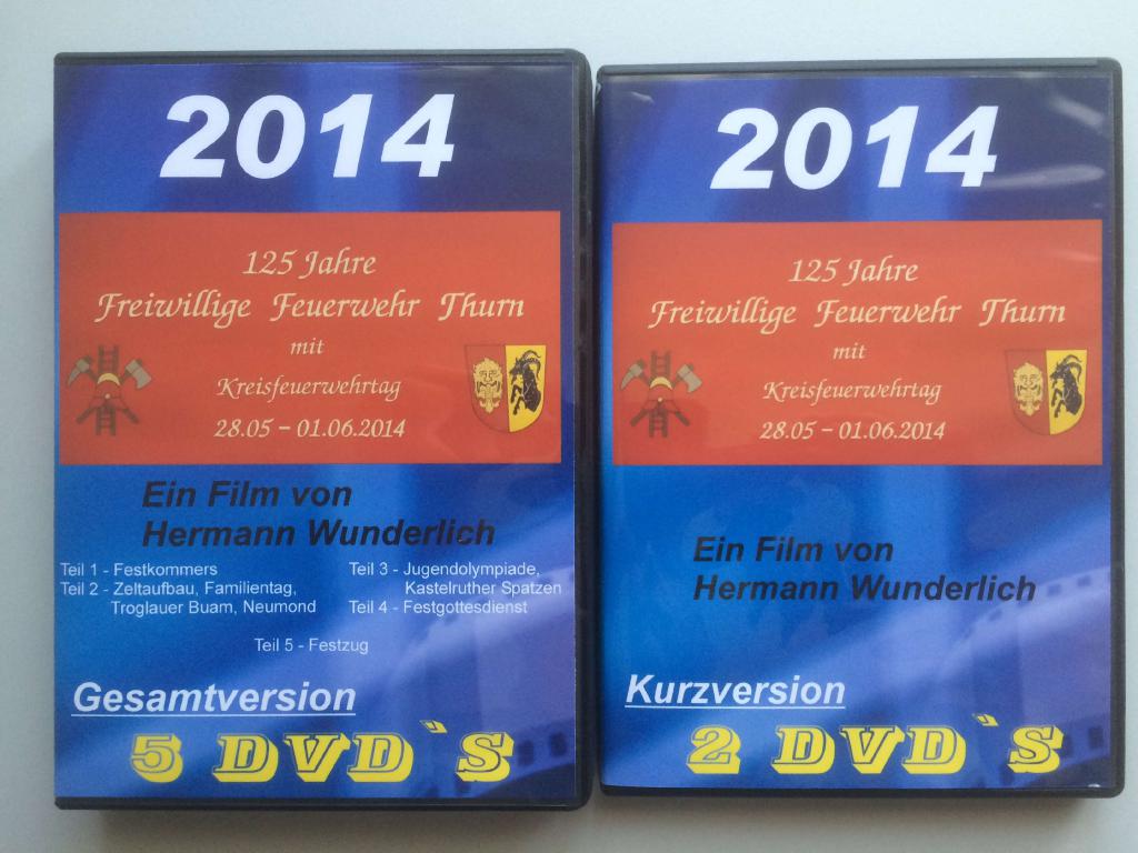 DVD zum Fest - 125 Jahre FFW Thurn